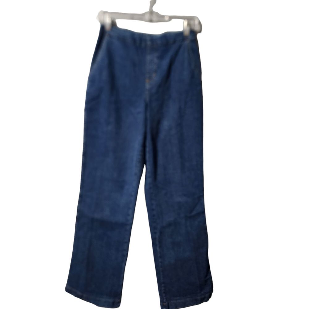 Soft Surroundings Pull on Jeans Blue Size Medium New